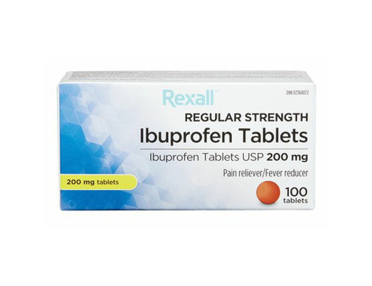 Rexall Ibuprofen 200mg Tablets – 24 Count