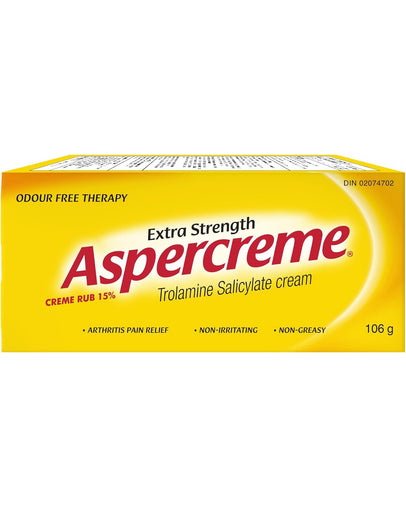 Aspercreme Extra Strength Cream, Trolamine Salicylate, 106g