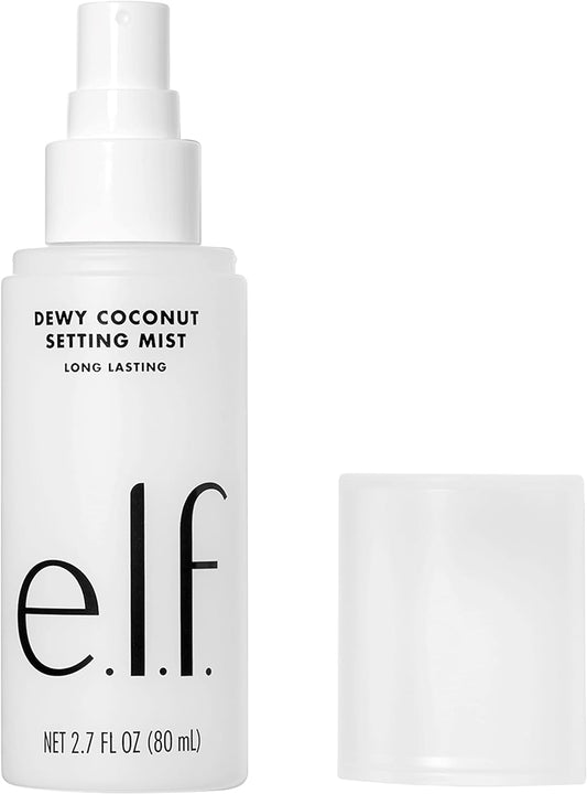 e.l.f. Dewy Coconut Setting Mist, Makeup Setting Spray, 80 mL