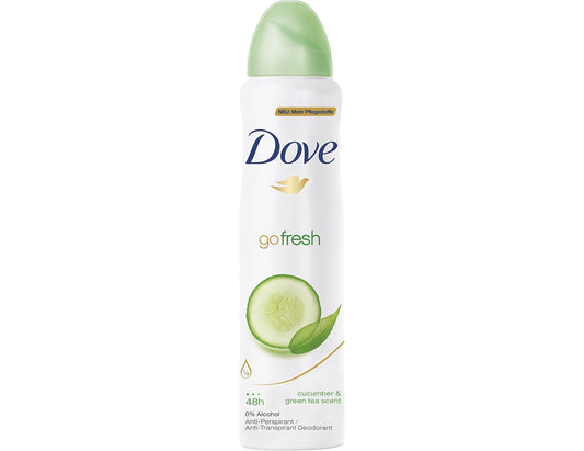 Dove Go Fresh Deodorant Spray Cucumber & Green Tea, 150 mL