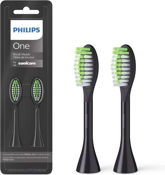 Philips One Black Brush Head 2pk, BH1022/06