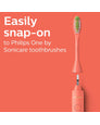 Philips One by Sonicare Brush Heads - Miami Coral (2-Pack, BH1022/01)