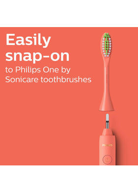 Philips One by Sonicare, 2 Brush Heads, Miami Coral, BH1022/01