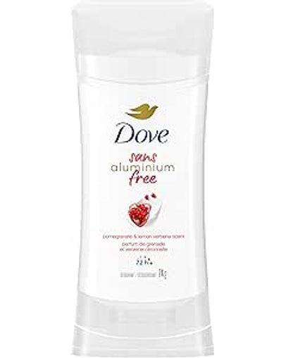Dove 0% Aluminum Deodorant, Pomegranate & Lemon Verbena - 74g