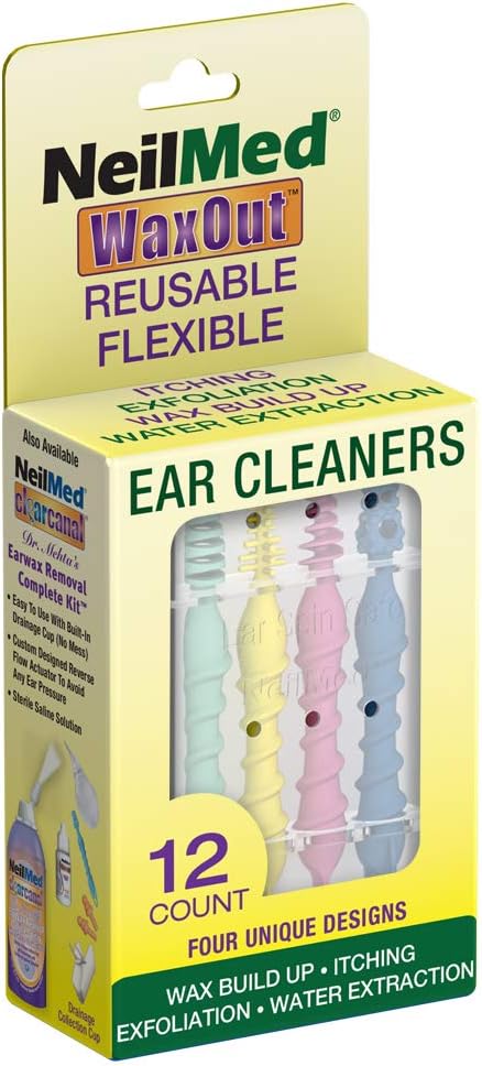 NeilMed Reusable Flexible Ear Cleaners, Waxout