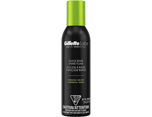 Gillette Labs Quick Rinse Shave Foam, 229g