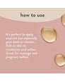 The Honest Company Mom Care Glow On Body Oil, Unscented, 124 mL