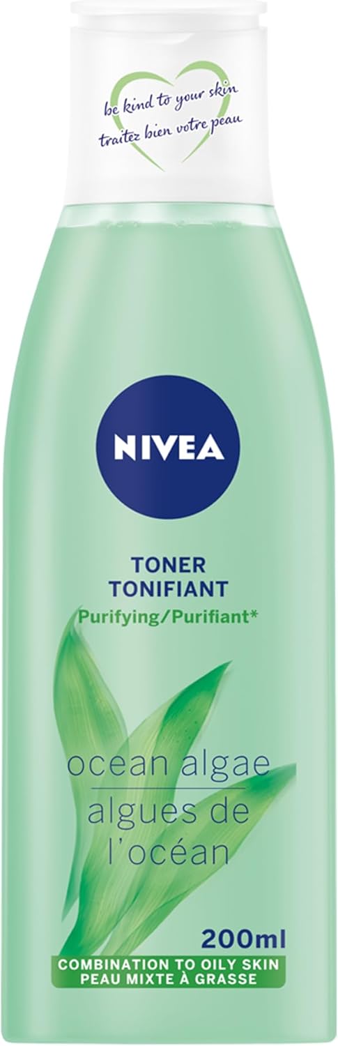 Nivea Visage Pure & Natural Purifying Toner Argan Oil & Aloe Vera, 200 mL