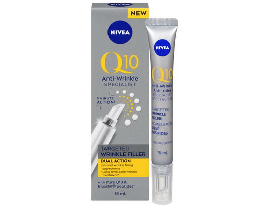 Nivea Q10 Anti-Wrinkle Specialist Targeted Wrinkle Filler, 15 mL