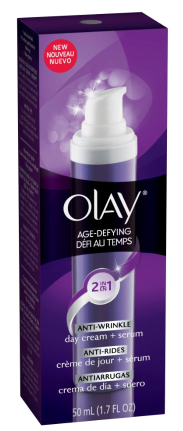 Olay Age Defying Anti-Wrinkle 2-in-1 Day Cream, 50ml