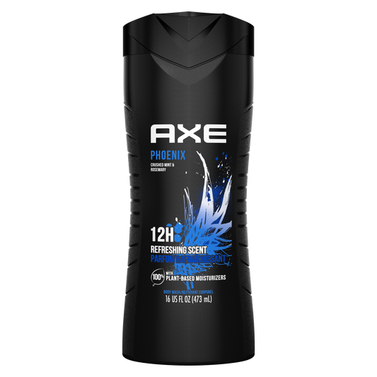 Axe Phoenix Body Wash, Crushed Mint & Rosemary Scent 473ml