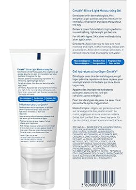 CeraVe Ultra-Light Moisturizing Gel, 52 mL