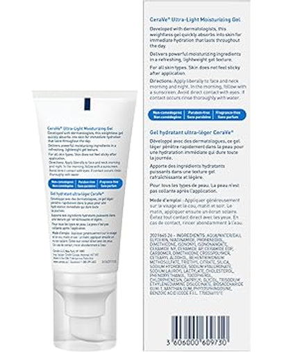 CeraVe Ultra-Light Moisturizing Gel, 52 mL