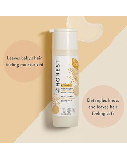 The Honest Company Refresh Conditioner Citrus Vanilla Scent, 295 mL