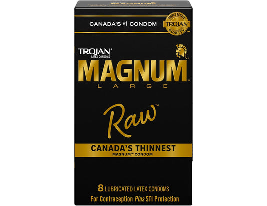 Trojan Magnum Raw Condoms - 8 Count