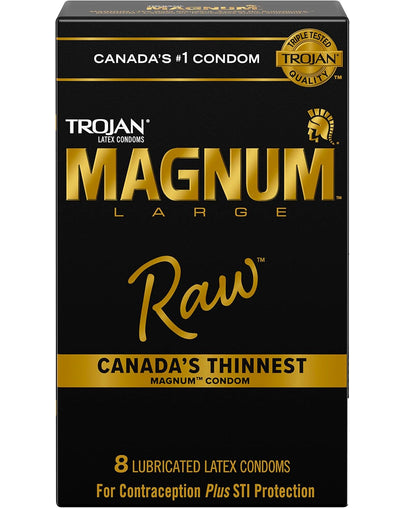 Trojan Magnum Raw Condoms - 8 Count