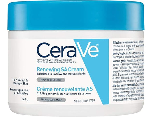 CeraVe Salicylic Acid Cream for Rough and Bumpy Skin, 340g