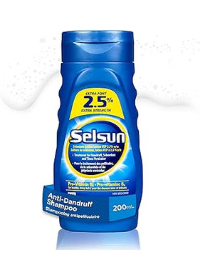 Selsun Selenium Sulfide Lotion USP 2.5%, Extra Strength,  200 mL