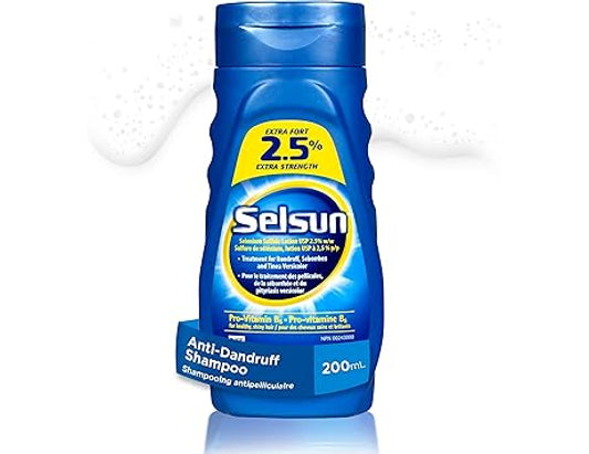 Selsun Selenium Sulfide Lotion USP 2.5% – 200 mL for Dandruff Relief