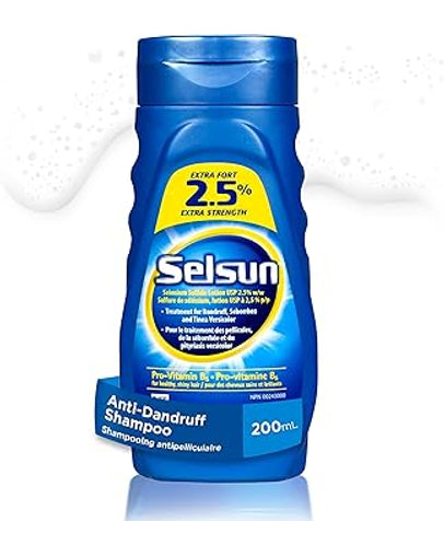 Selsun Selenium Sulfide Lotion USP 2.5% – 200 mL for Dandruff Relief