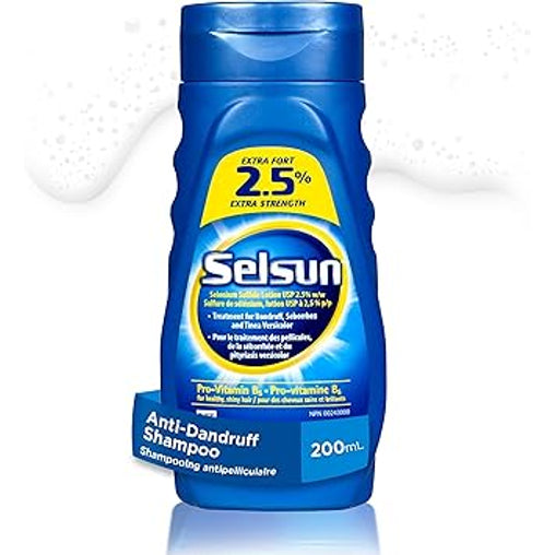 Selsun Selenium Sulfide Lotion USP 2.5% – 200 mL for Dandruff Relief