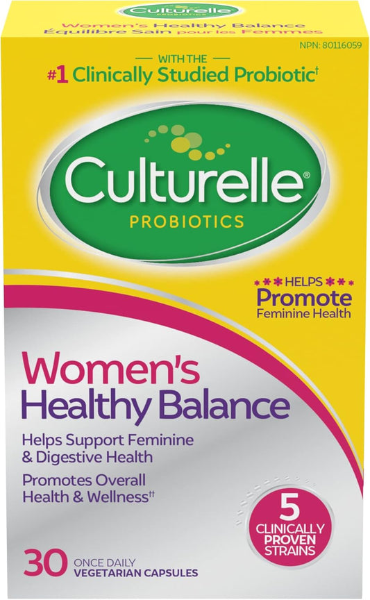 Culturelle Probiotics Women’s Healthy Balance Capsules, 30 ct