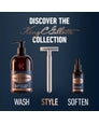 King C. Gillette Double Edge Safety Razor with Chrome Plated Handle & 5 Platinum-Coated Blades