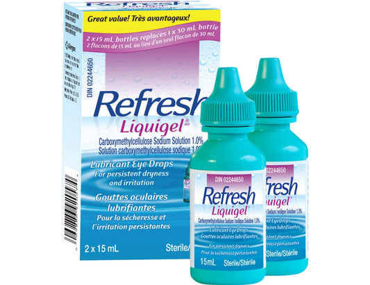 Refresh Liquigel Lubricant Eye Drops (2 x 15 mL)
