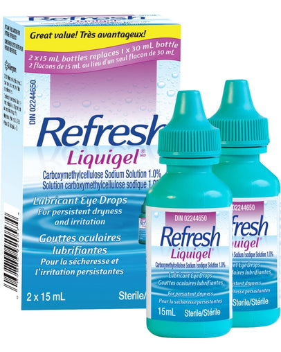 Refresh Liquigel Lubricant Eye Drops (2 x 15 mL)