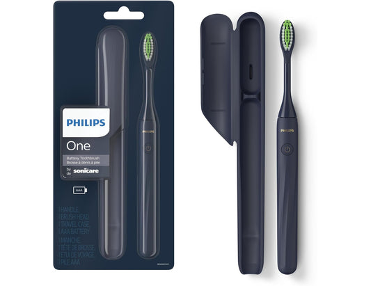 Philips One by Sonicare Battery Toothbrush - Midnight Black