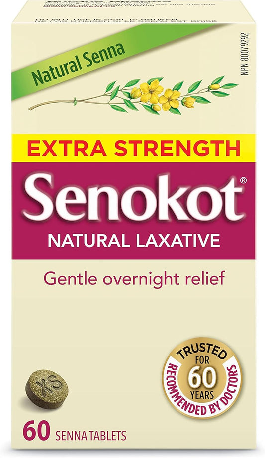 Senokot Natural Laxative, 60 ct