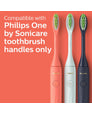 Philips One by Sonicare Brush Heads - Miami Coral (2-Pack, BH1022/01)