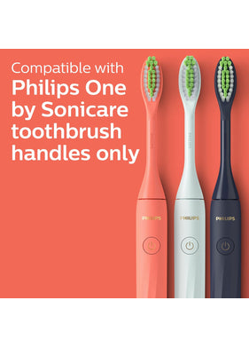 Philips One by Sonicare, 2 Brush Heads, Miami Coral, BH1022/01