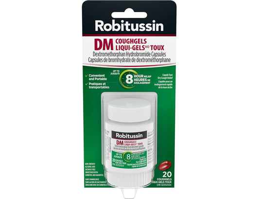 Robitussin CoughGels Liqui-Gels, 20 Count
