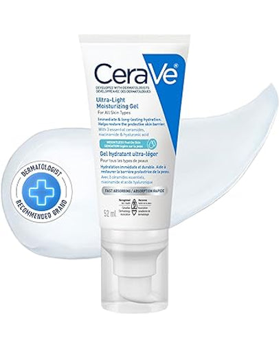 CeraVe Ultra-Light Moisturizing Gel, 52 mL