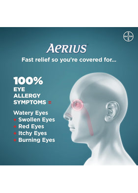 Aerius Fast Relief 24-Hour Non-Drowsy 5 mg, 80 ct
