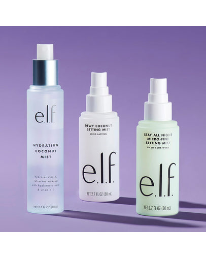 e.l.f. Dewy Coconut Setting Mist, Makeup Setting Spray, 80 mL