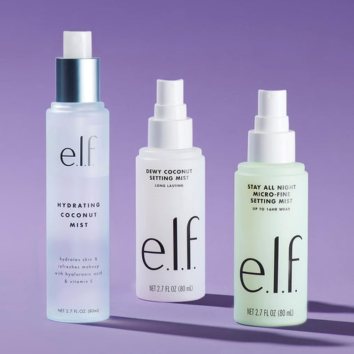 e.l.f. Dewy Coconut Setting Mist, Makeup Setting Spray, 80 mL