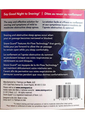 Snore Guard Anti-Snoring Device, 1 ct