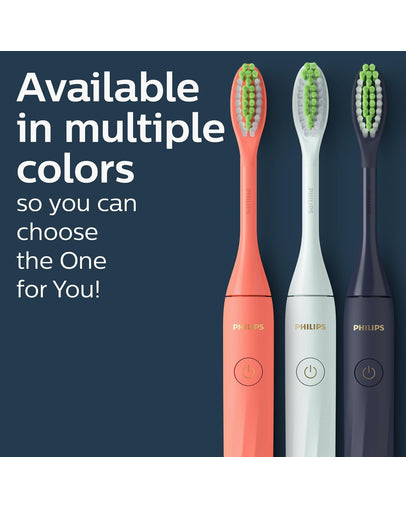 Philips One by Sonicare Battery Toothbrush - Midnight Black
