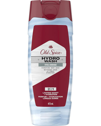Old Spice Steel Courage Hydrating Body Wash, 473 mL
