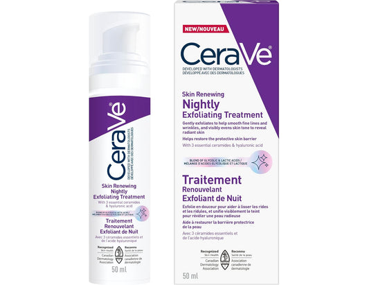 CeraVe Skin Renewing Nightly Exfoliating Treatment 50mL