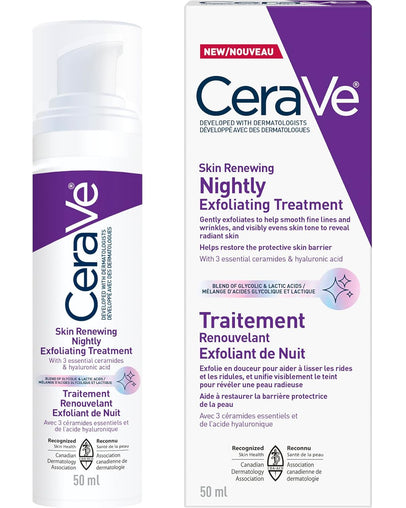 CeraVe Skin Renewing Nightly Exfoliating Treatment 50mL