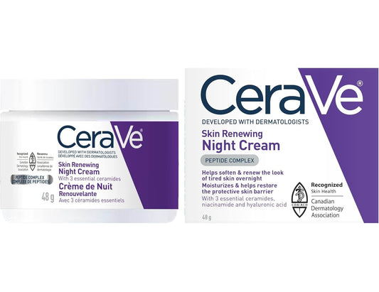 CeraVe Skin Renewing Night Cream, 48 g
