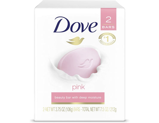 Dove Pink Beauty Bar 113 g, 2 ct
