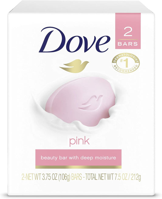 Dove Pink Beauty Bar 113 g, 2 ct