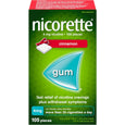 Nicorette Gum, Cinnamon, 4mg – 105 Pieces