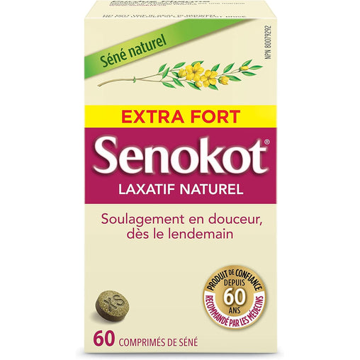 Senokot Extra Strength Natural Laxative, 60 ct