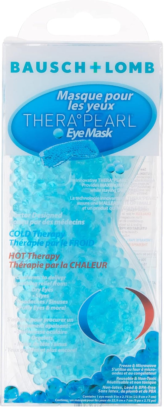 Therapearl Sleep Eye Mask for Dry, Puffy Eyes & Dark Circles, Helps to Relieve Headaches, Migranes & Sinuses, Cold or Heat Therapy