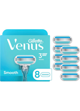 Gillette Venus Original Smooth Women's Razor Blade Refills, 8 ct